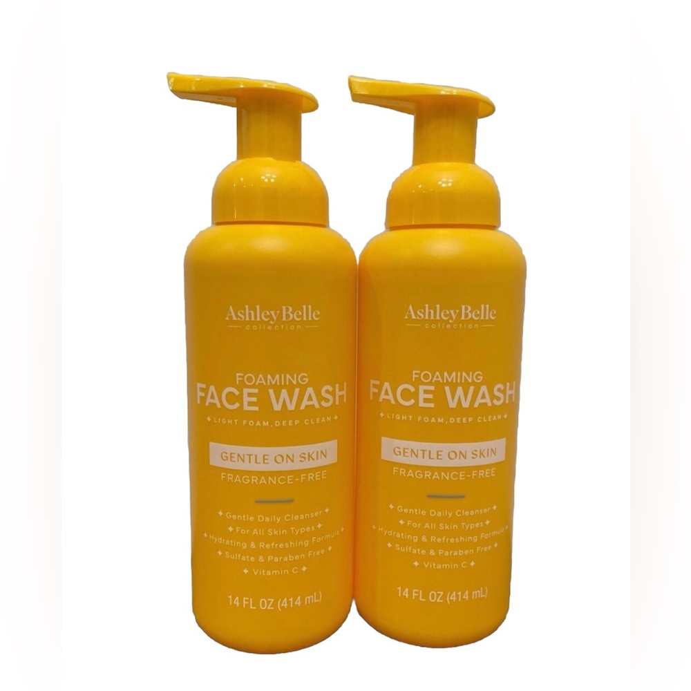 Ashley Belle Foaming Face Wash Fragrance Free (Set of 2)
